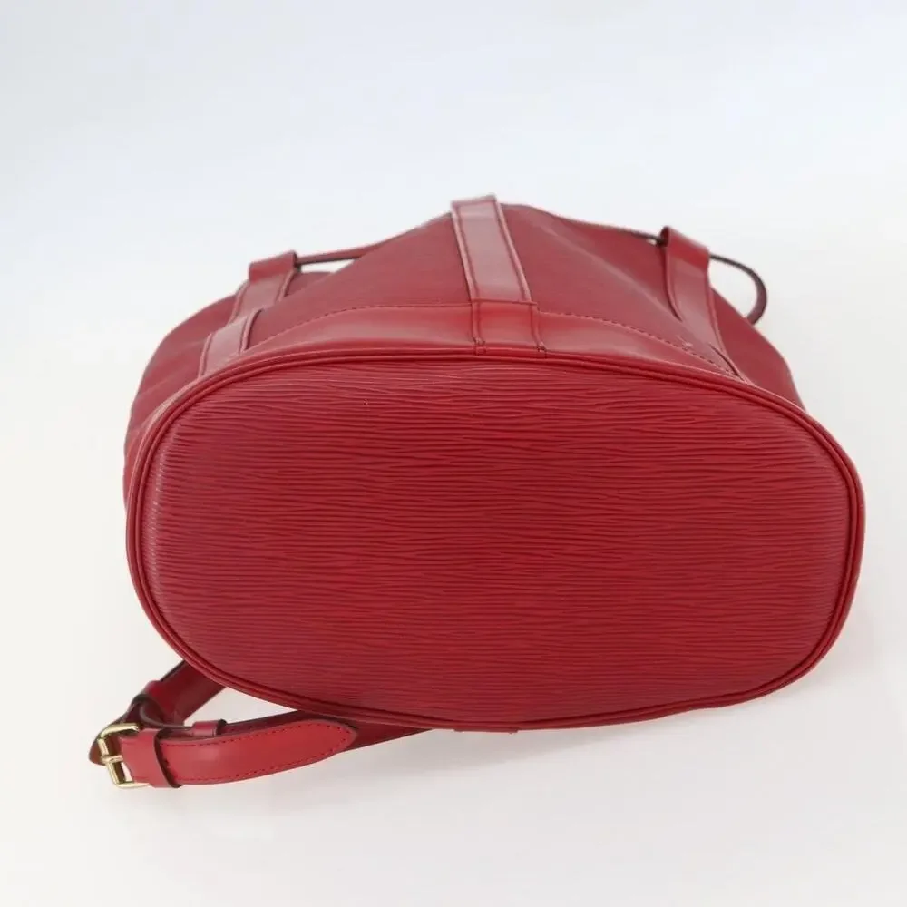 Louis Vuitton Epi Randonnee PM Shoulder Bag Red